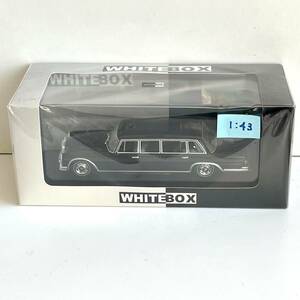 【新品】1/43 WHITEBOX ベンツ　1963 600 リムジン　ブラック　1008台限定　入手困難　ドイツ製　モデルカーワールド