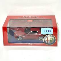 【新品】1/43 アルファロメオ　ALFA ROMEO 8C competizione 2006 スパイダー　レッド 正規ライセンス品 イクソエブロミニチャンプス京商_画像1