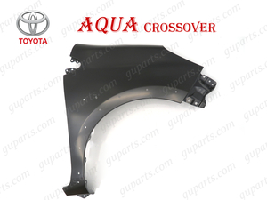 トヨタ TOYOTA アクア AQUA クロスオーバー グラム CROSSOVER GLAM 53811-52540 右 フロント フェンダー オーバー フェンダー 穴有