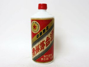 ★貴州茅台酒 マオタイ 五星麦ラベル MOUTAI 中国酒 *年代不明 ［度数-内容量:記載なし 総重量:1014g］