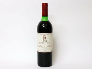 ◆シャトー ラトゥール 1976年 ポイヤック CHATEAU LATOUR［度数:記載なし 内容量:730ml］A