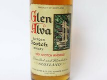 ★グレンアルバ ブレンデッド スコッチウイスキー Glen Alva *ウイスキー特級［度数:43% 内容量:760ml］_画像3