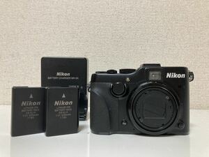 動作良好 Nikon ニコン デジタルカメラ COOLPIX クールピクス P7100 ブラック P7100BK