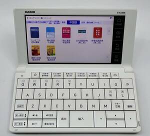 カシオ 中国版 (中国語 英語 日本語対応) 電子辞書 CASIO Electronic Dictionary E-XA300 雪瓷白