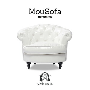  sofa 1 seater . sofa 1 person for antique style . series single sofa Cesta - field white Mousofamo- sofa NM1P65K