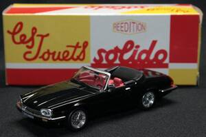 【稀少!】Ж 未使用! ソリド 1/43 ジャガー XJS コンバーティブル 1988 黒 Ж JAGUAR XJ-S Convertible Black Solido Ж Daimler XK8 XKR