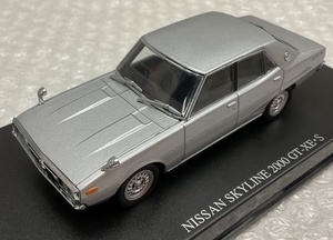 Ж ディズム 1/43 スカイライン Skyline GC111 ヨンメリ 2000GT-XE・S 後期型 Silver 銀 NISSAN ニッサン 日産 DISM アオシマ Ж GC110 C10