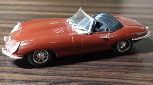 [ редкостный ]Ж box модель 1/43 Jaguar E модель Roadster красный чай 8461 Ж JAGUAR E-Type Roadster Brown BOX MODEL Ж Daimler XJS XK