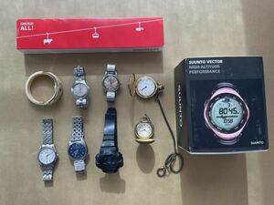 時計　まとめ　SEIKO 6119-8310 SUUNTO swatch ジャンク品　腕時計　懐中時計　1円スタート　最落なし