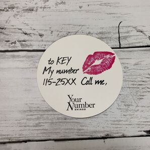SHINee Your Number 非売品 コースター key キー 電話番号 キスマーク