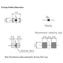 温白色 PTFE 配線付き SMD 0402 チップＬＥＤ 温白色 20本入り 電車模型 鉄道模型 建物模型 ジオラマ 模型電飾_画像7