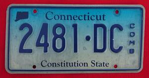  America .. country. number plate connector ti cut .