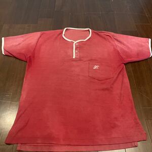 「 50s サンフェードヘンリーネック tシャツ 」半袖 ヘンリーネック ヴィンテージ vintage 40s 60s 70s 80s 