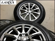 LAYCEA NX(17インチ/ 7JJ /5穴/ PCD114.3/OFF SET +38)■タイヤDUNLOP WINTER MAXX SJ8 (225/65R17)スタッドレス タイヤ/ホイール4本セット_画像4