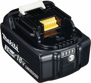 【未使用品】★makita(マキタ) 18v3.0Ahリチウムイオンバッテリー残量表示付 BL1830B(A-60442) / ITEB3R56AZ98