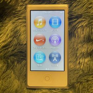 【訳有】iPod nano 第7世代 2015 シルバー 本体のみ 初期化済 Apple アップル 