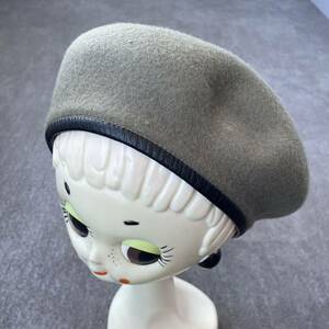 CA4LA military beret 「Dover」ミリタリー ベレー 帽 L 美品 カシラ 日本製