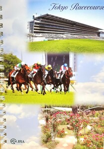 ☆1円～【競馬グッズ】『東京競馬場ミニバインダーノート』☆新品未使用非売品☆サイズ12.8×18.2のB6サイズ☆ステーショナリー/文房具/JRA