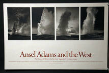 Ansel Adams and the West　アンセルアダムス・ポスター_画像1