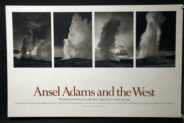 Ansel Adams and the West　アンセルアダムス・ポスター