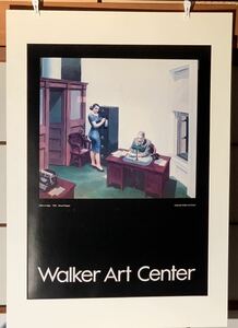 エドワード・ホッパー　アートポスター　名作(office at night)edward hopper warker art center