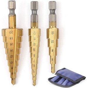 takenoko drill titanium hexagon axis 3 pcs set (4-20 4-12 3-12) millimeter 