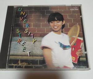 シティポップ■竹内まりや 87年盤CD「UNIVERSITY STREET」RCA R28H2808　Japanese city pop/Mariya Takeuchi