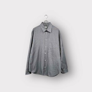 ○大きいサイズ○ ARMANI COLLEZIONI アルマーニコレッツォーニ 長袖シャツ グレー サイズXL トップス メンズ ヴィンテージ ネ