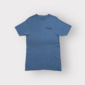 Columbia コロンビア 半袖Tシャツ ロゴ ブルー サイズS メンズ ヴィンテージ スポーツ アウトドア