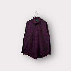 CARVEN カルヴェン 長袖シャツ パープル サイズLL トップス メンズ ヴィンテージ ネ