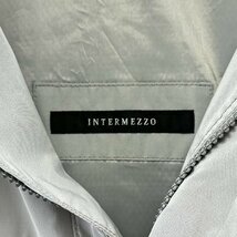 INTERMEZZO インターメッツォ ジャンパー ジャケット フルジップ フード付き グレー サイズ2L メンズ ヴィンテージ 6_画像3