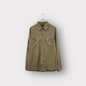 Levi's RedTab リーバイスレッドタブ 長袖シャツ コーデュロイ トップス ブラウン系 サイズM メンズ ヴィンテージ ネ