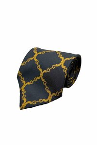 CELINE black silk tie セリーヌ ネクタイ ワイド ブラック 総柄 シルク ヴィンテージ ネ 買