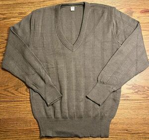 【VINTAGE】German Military V Neck Wool Sweater / SIZE:48(M-L相当)/ 80-90s / 東ドイツ軍 / NVA Vネック セーター / ヴィンテージ