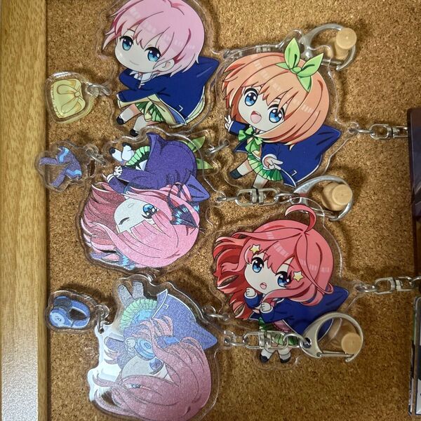 五等分の花嫁 アクリルキーホルダー 五つ子 アクキー