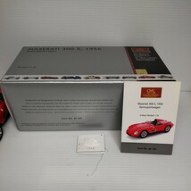 1/18 CMC MASERATI 300 S 1956 Rennsportwagen（レッド） N.o M-105 ダイキャストミニカー_画像1