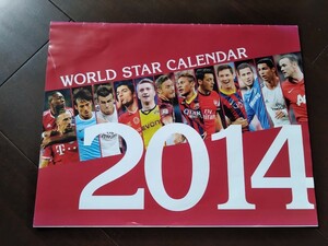 レア物☆サッカーボール＠2014 world star calendar　　