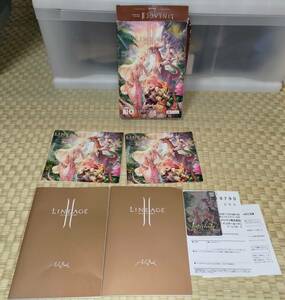 リネージュ2　コレクションブック　アート作品　カード　レトロ　平成　パソコンゲーム