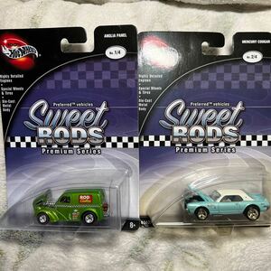 Sweet Rods 2台セット　No.1.2 ANGLIA PANEL MERCURY COUGAR バラお譲りはしておりません。 　ホットウィール Hot Wheels