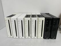 Wii 本体 ソフト 周辺機器まとめ売り 本体8台 タタコン2台 ソフト17本 トレーナーマット リモコン無接点充電器 まとめ売り現状品_画像3