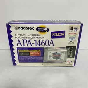 【未開封】ADAPTEC APA-1460A SCSI PCMCIAカード ケーブル同梱 ノートパソコン用 WINDOWS98 