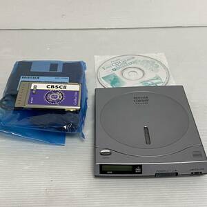 【未使用】IODATA SCSIポータブルCD-RWドライブ CDRWP-SX4420 + SCSI PCカード CBSCII