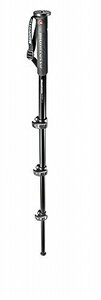 【中古】Manfrotto 一脚 XPRO monopod+ アルミ 4段 ブラック MPMXPROA4