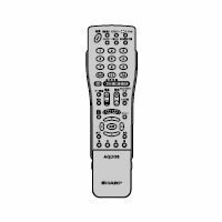 【中古】シャープ 液晶テレビ用リモコン RRMCGB046WJN2(0126380056)