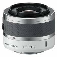 【中古】ニコン Nikon 1 NIKKOR (ワンニッコール) VR 10-30mm f/3.5-5.6 ホワイト 1NVR10-30 wh