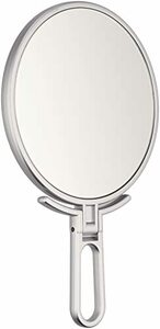 [ used ]me Lee .. type hand mirror silver No.1500