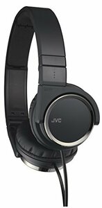 【中古】JVC HA-S400-B 密閉型ヘッドホン 折りたたみ式 ブラック