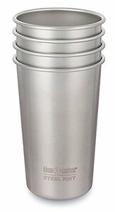 【中古】Klean Kanteen(クリーンカンティーン) パイントカップ 16oz 4Pack 19322002015016