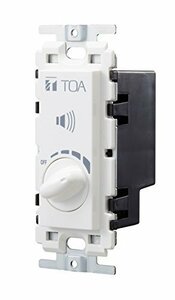 【中古】TOA トランス式アッテネーター 壁面埋込型音量調節器 ハイインピーダンススピーカー用 音量調節5段階 AT-063A