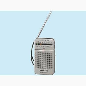 【中古】Panasonic FM(TV音声1-3ch)/AM 2バンドラジオ RF-P50-S